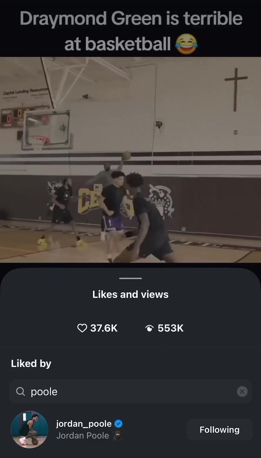 开云体育APP-美媒曝追梦业余赛频频投失屡现三不沾 普尔社交媒体点赞引关注