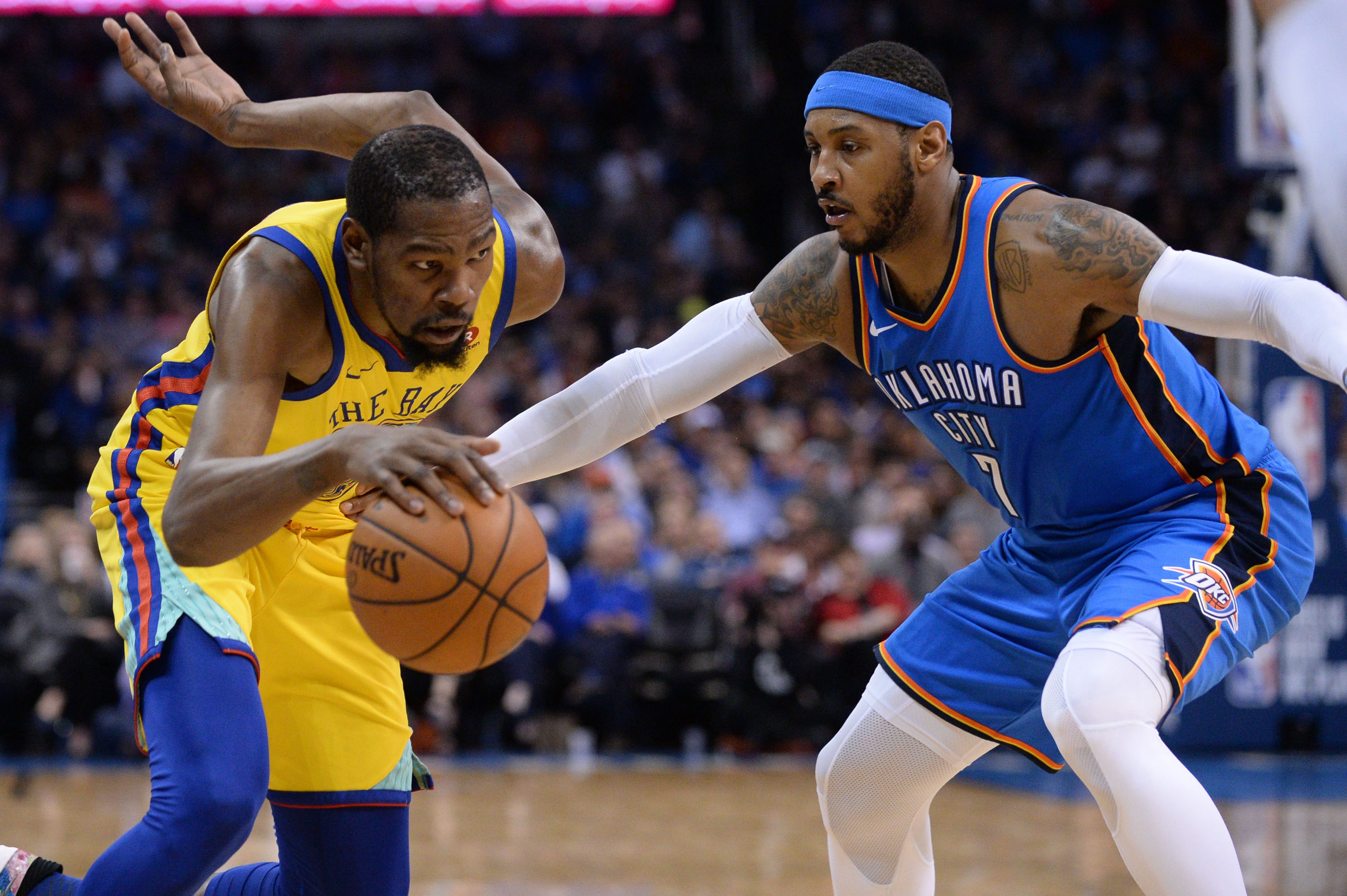 蒂格：甜瓜&amp;杜兰特单挑我选后者 2人进攻都无弱点但KD得分更容易